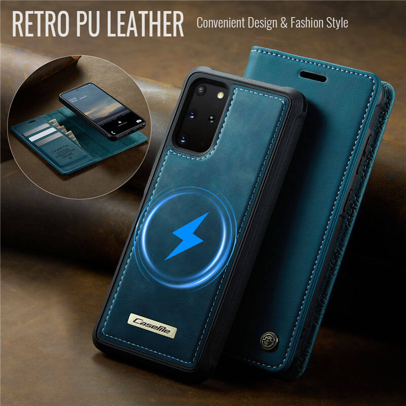 CaseMe Samsung Galaxy S20 Plus 2-in-1 Magnetic Wallet Case