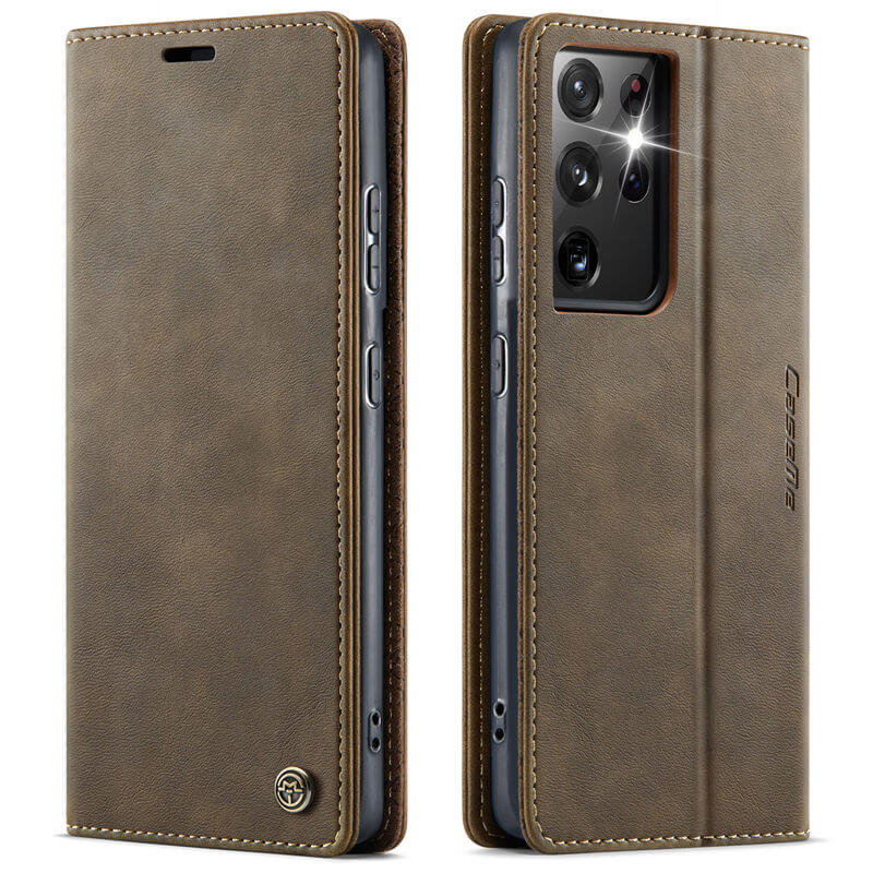 CaseMe Samsung Galaxy S21 Ultra Magnetic Wallet Case with RFID Blocking