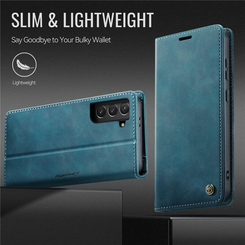 CaseMe Samsung Galaxy S22 Magnetic Wallet Case with RFID Blocking