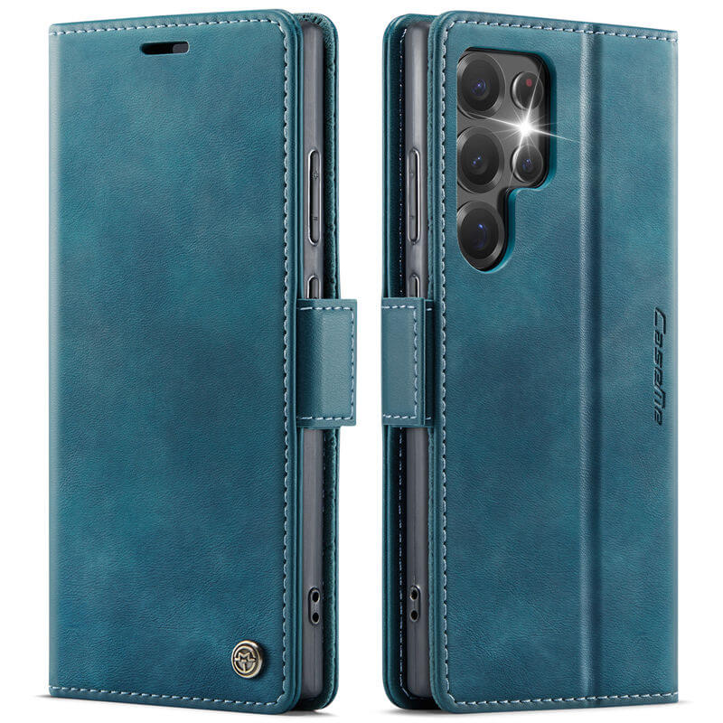 CaseMe Samsung Galaxy S22 Ultra Magnetic Wallet Case with RFID Blocking