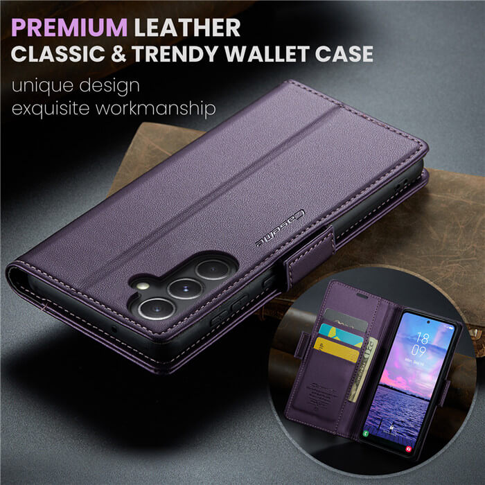 CaseMe Samsung Galaxy S23 FE Wallet RFID Blocking Case