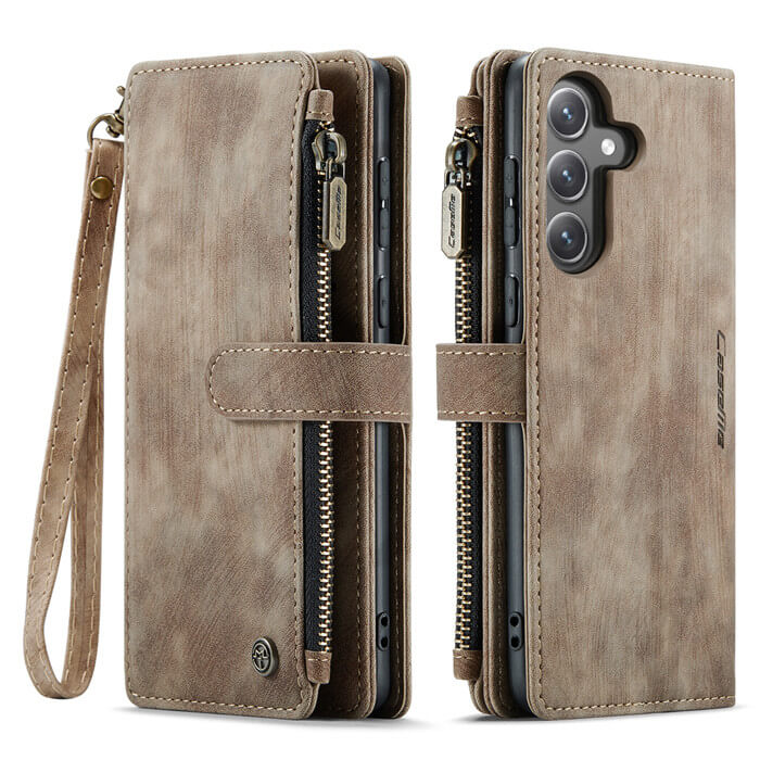 CaseMe Samsung Galaxy S23 FE Wallet Case with Wrist Strap