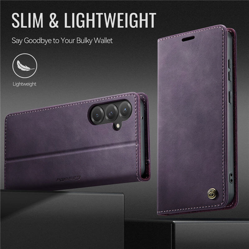 CaseMe Samsung Galaxy S23 FE Magnetic Wallet Case with RFID Blocking