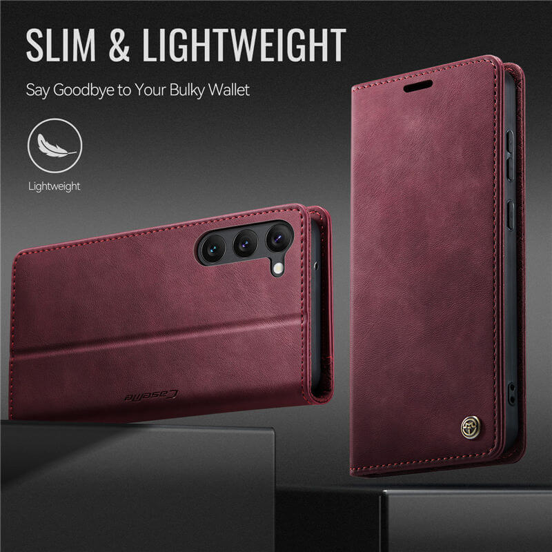 CaseMe Samsung Galaxy S23 Magnetic Wallet Case with RFID Blocking