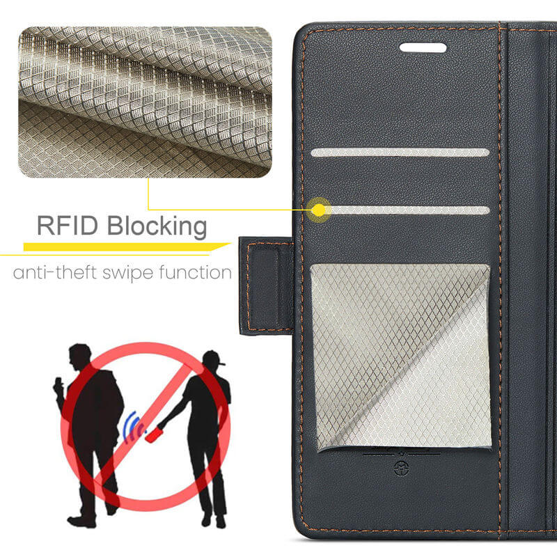 CaseMe Samsung Galaxy S24 FE Wallet RFID Blocking Case