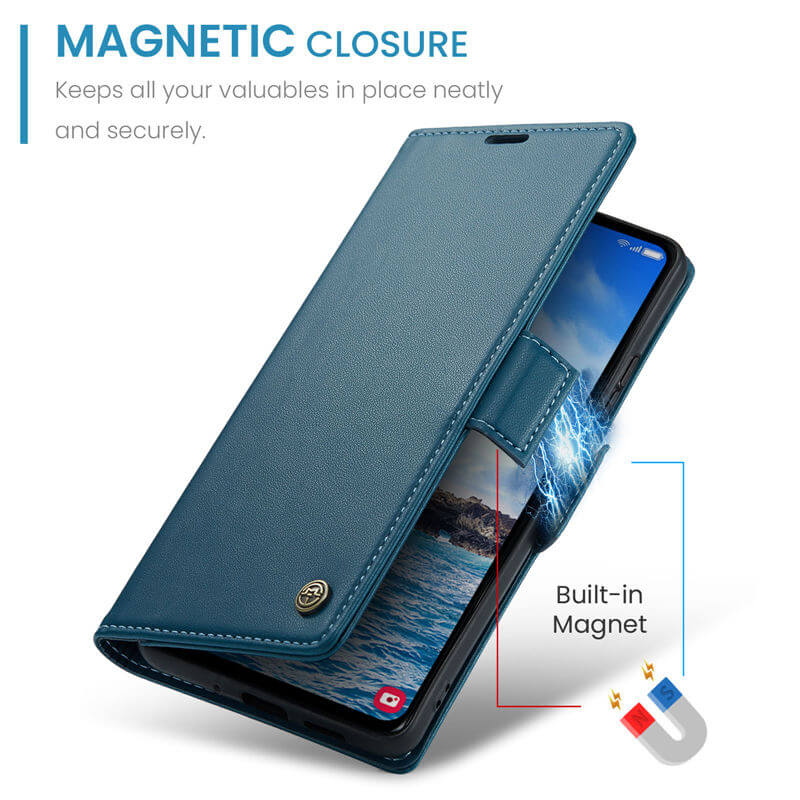 CaseMe Samsung Galaxy S24 FE Wallet RFID Blocking Case