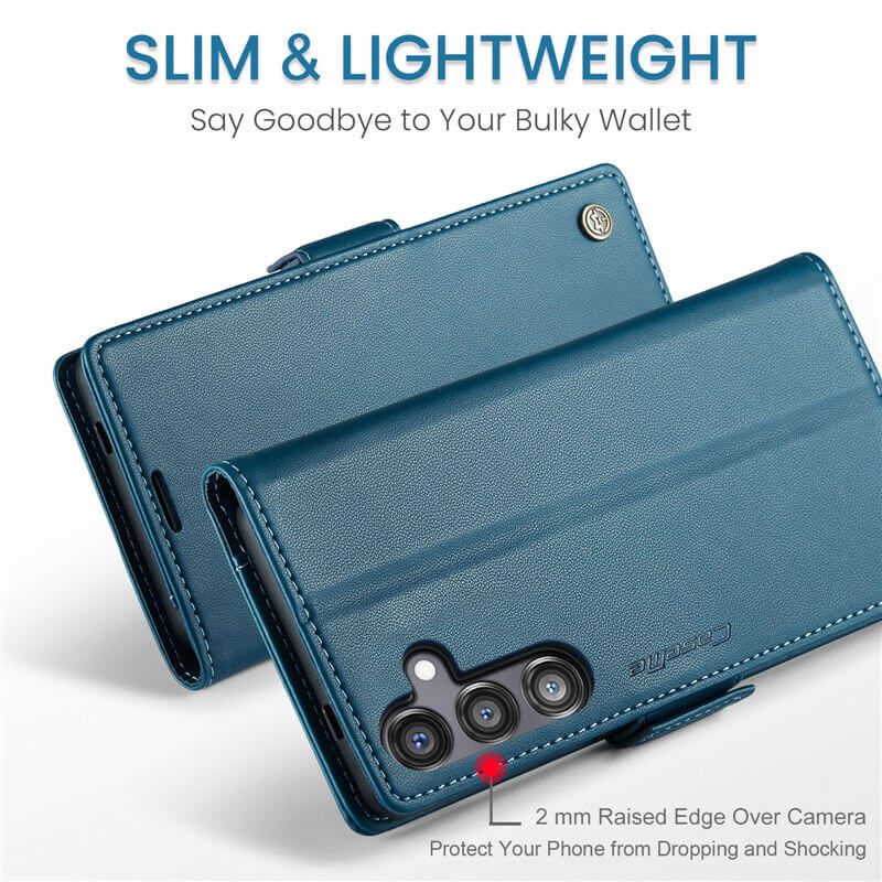 CaseMe Samsung Galaxy S24 FE Wallet RFID Blocking Case