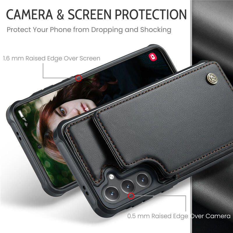 CaseMe Samsung Galaxy S24 FE RFID Blocking Card Holder Case