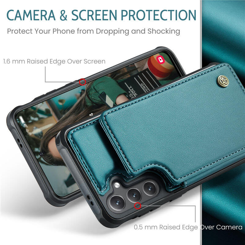 CaseMe Samsung Galaxy S24 FE RFID Blocking Card Holder Case