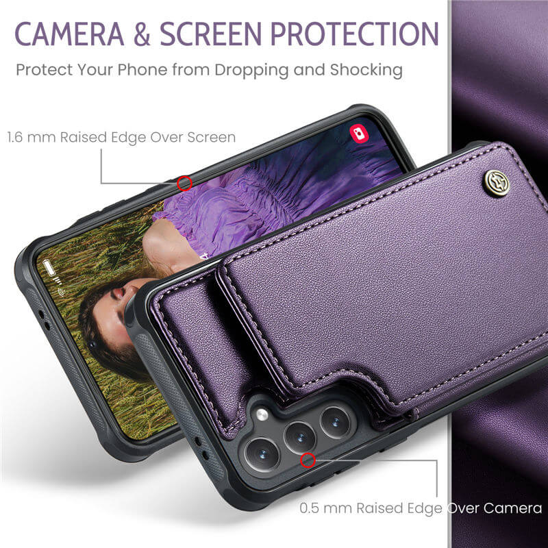 CaseMe Samsung Galaxy S24 FE RFID Blocking Card Holder Case