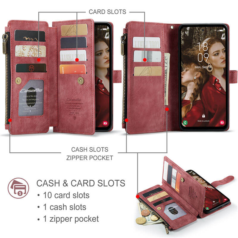 CaseMe Samsung Galaxy S24 FE Wallet Case