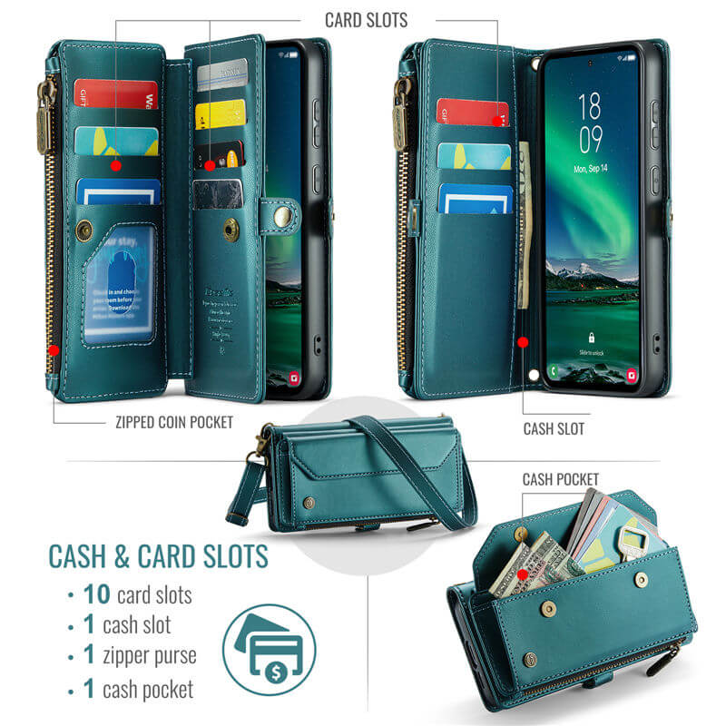 CaseMe Samsung Galaxy S24 FE Wallet Case