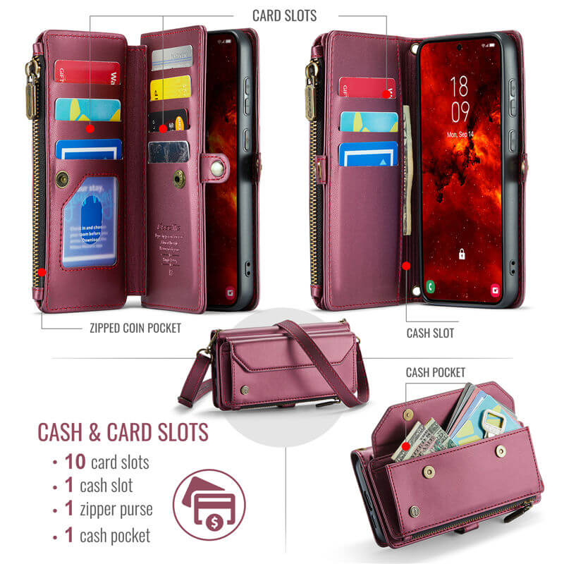 CaseMe Samsung Galaxy S24 FE Wallet Case