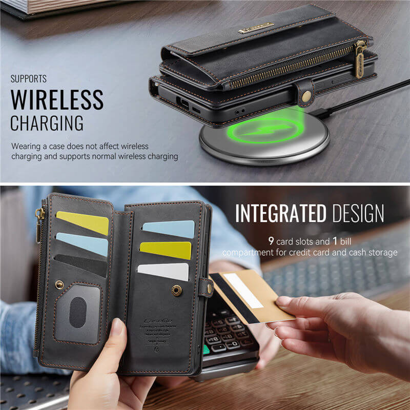 CaseMe Samsung Galaxy S24 FE Crossbody Wallet Case