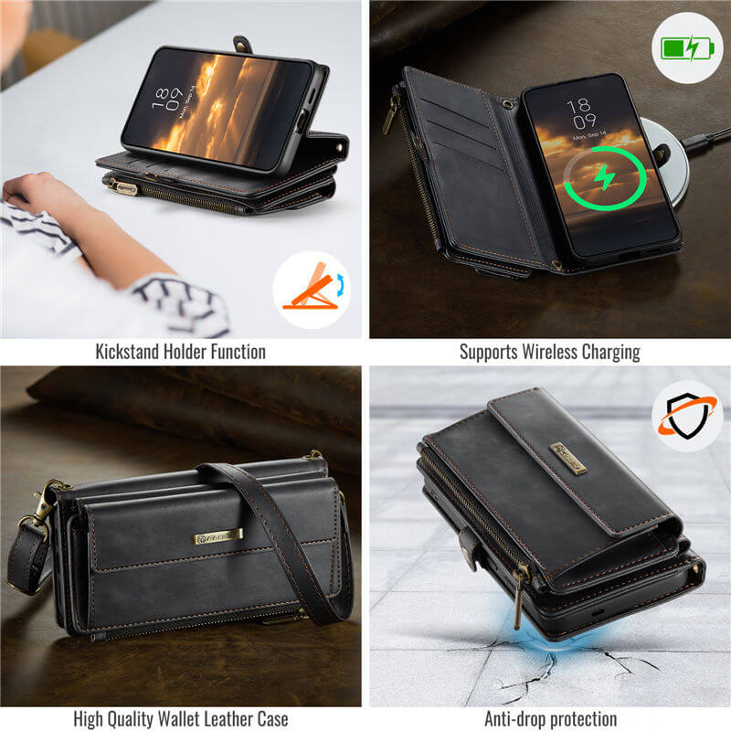 CaseMe Samsung Galaxy S24 FE Crossbody Wallet Case