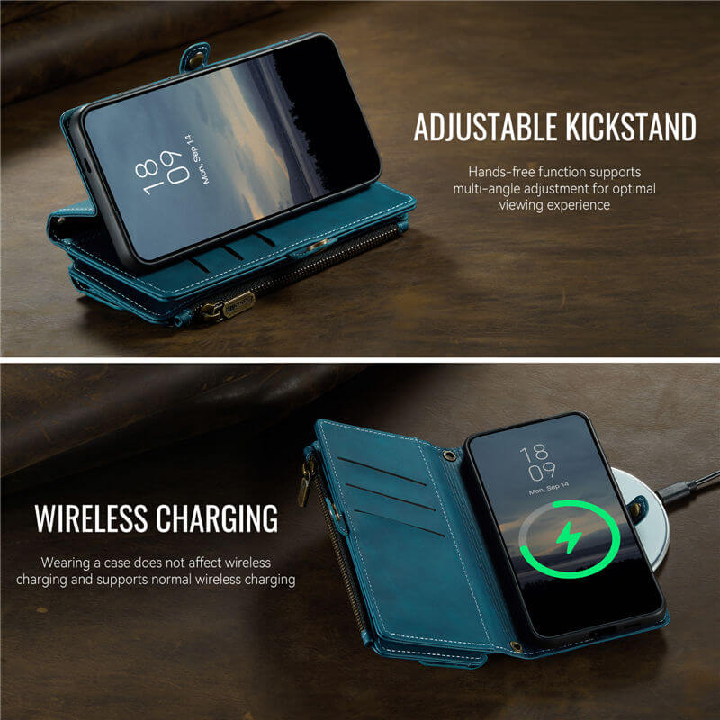 CaseMe Samsung Galaxy S25 Crossbody Wallet Case