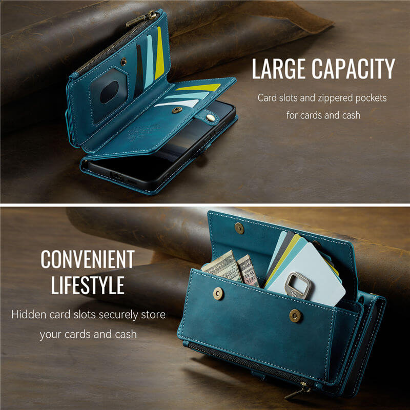 CaseMe Samsung Galaxy S25 Crossbody Wallet Case