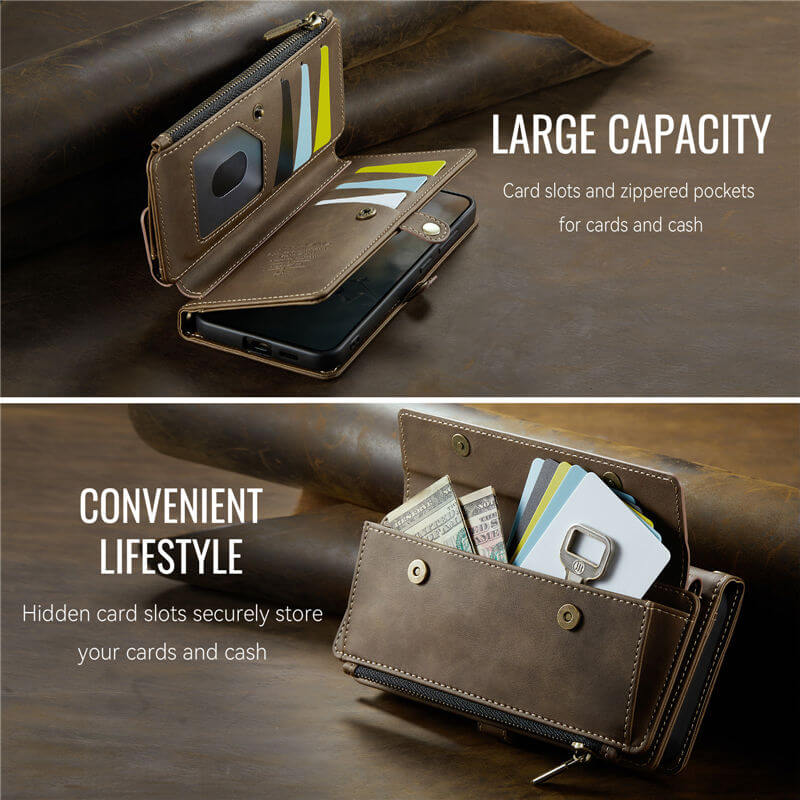 CaseMe Samsung Galaxy S24 FE Crossbody Wallet Case