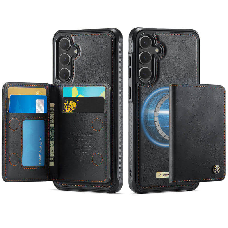 CaseMe Samsung Galaxy S24 FE 2-in-1 Detachable Magnetic Wallet Case