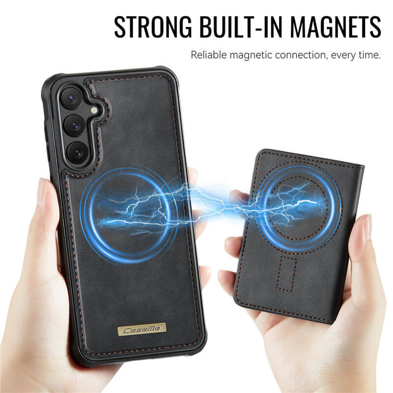 CaseMe Samsung Galaxy S24 FE 2-in-1 Detachable Magnetic Wallet Case