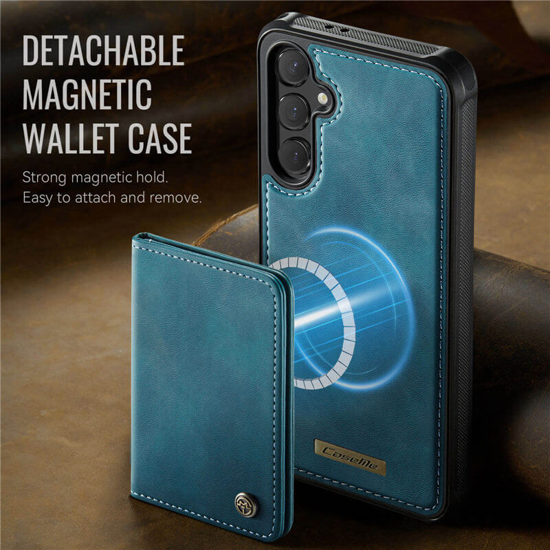 CaseMe Samsung Galaxy S24 FE 2-in-1 Detachable Magnetic Wallet Case
