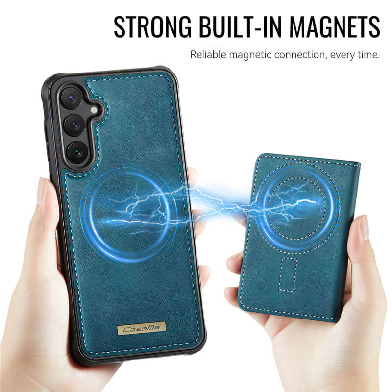 CaseMe Samsung Galaxy S24 FE 2-in-1 Detachable Magnetic Wallet Case