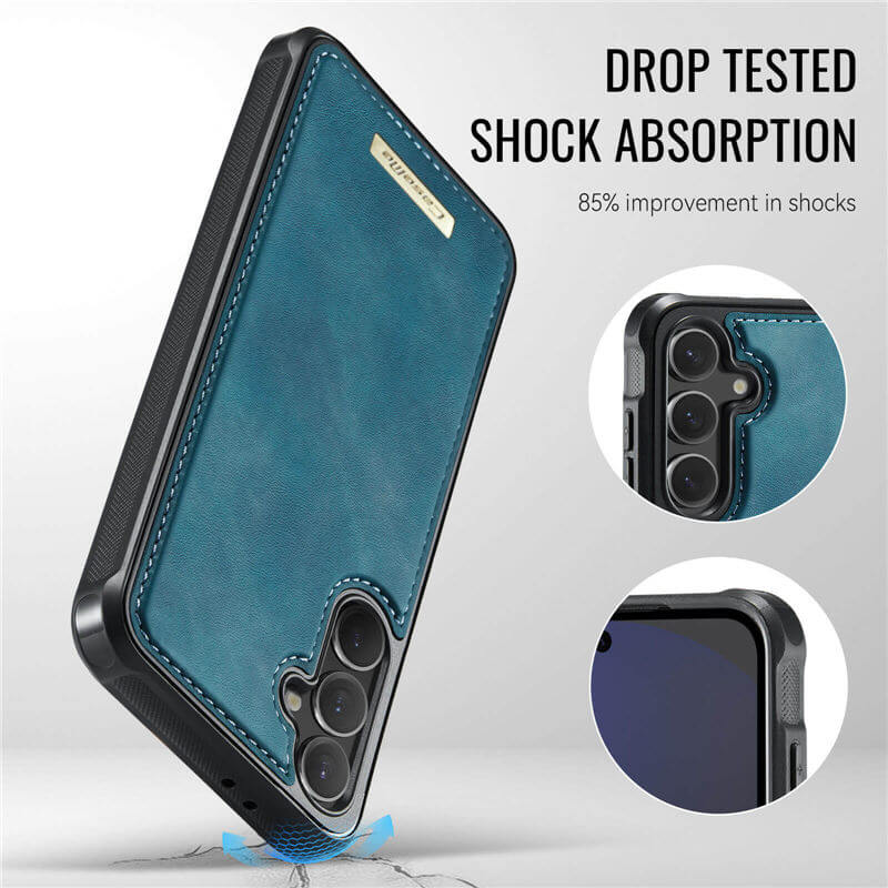CaseMe Samsung Galaxy S24 FE 2-in-1 Detachable Magnetic Wallet Case
