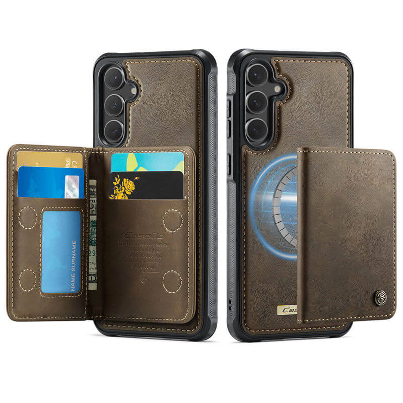 CaseMe Samsung Galaxy S24 FE 2-in-1 Detachable Magnetic Wallet Case