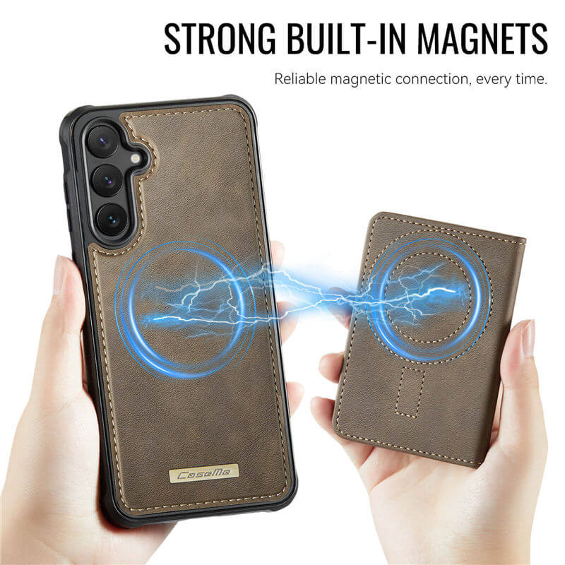 CaseMe Samsung Galaxy S24 FE 2-in-1 Detachable Magnetic Wallet Case
