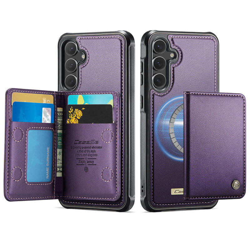 CaseMe Samsung Galaxy S24 FE 2-in-1 Detachable Magnetic Wallet Case