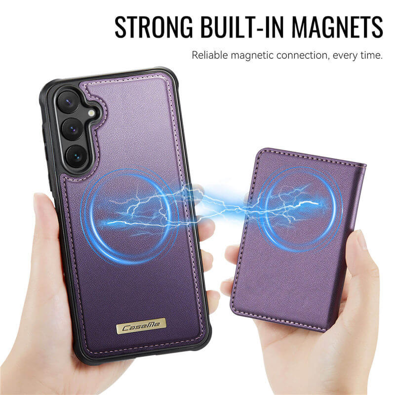 CaseMe Samsung Galaxy S24 FE 2-in-1 Detachable Magnetic Wallet Case