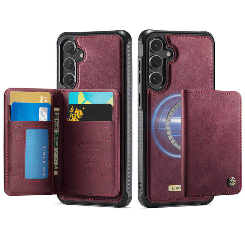 CaseMe Samsung Galaxy S24 FE 2-in-1 Detachable Magnetic Wallet Case