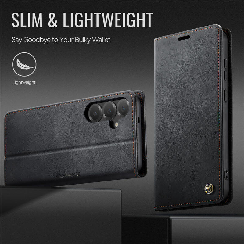 CaseMe Samsung Galaxy S24 FE Magnetic Wallet Case with RFID Blocking
