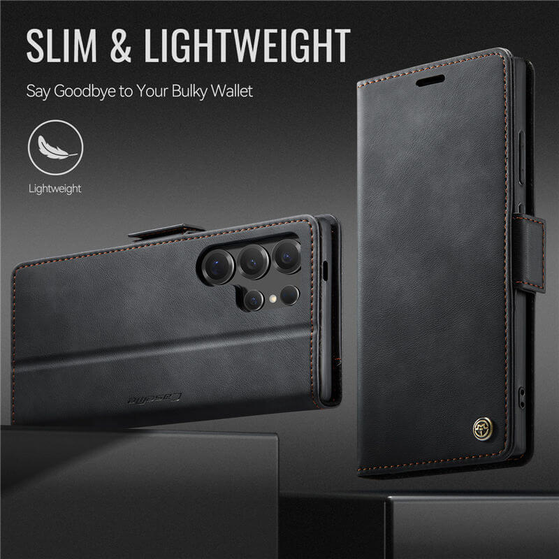 CaseMe Samsung Galaxy S25 Ultra Magnetic Wallet Case with RFID Blocking