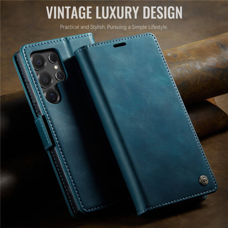 CaseMe Samsung Galaxy S25 Ultra Magnetic Wallet Case with RFID Blocking