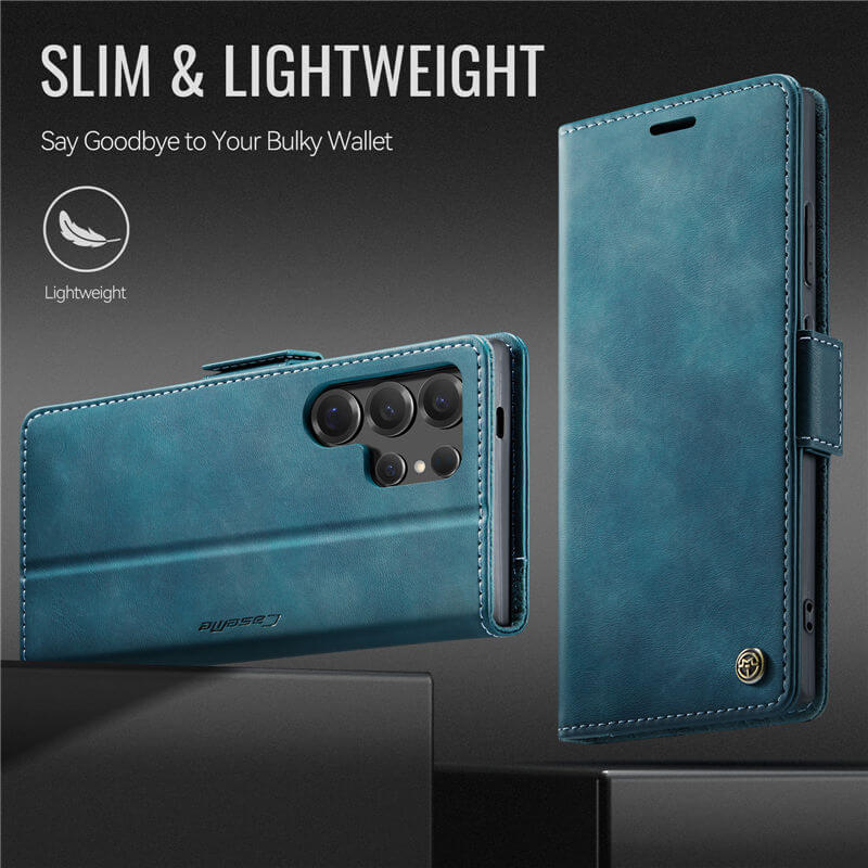 CaseMe Samsung Galaxy S25 Ultra Magnetic Wallet Case with RFID Blocking