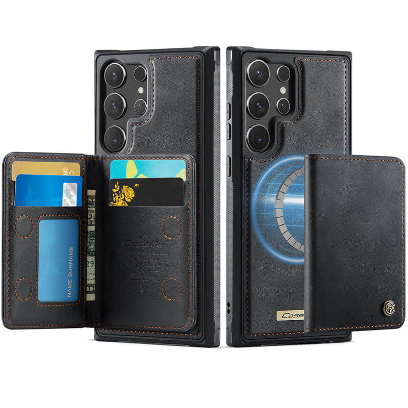 CaseMe Samsung Galaxy S24 Ultra 2-in-1 Detachable Magnetic Wallet Case