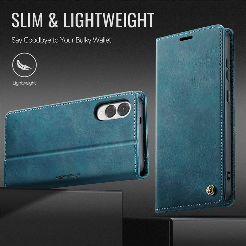 CaseMe Samsung Galaxy S25 Edge Magnetic Wallet Case with RFID Blocking