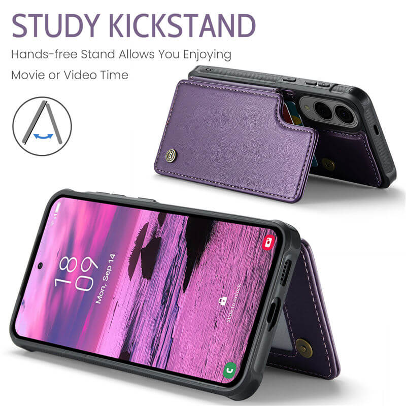 CaseMe Samsung Galaxy S25 Edge RFID Blocking Card Holder Case