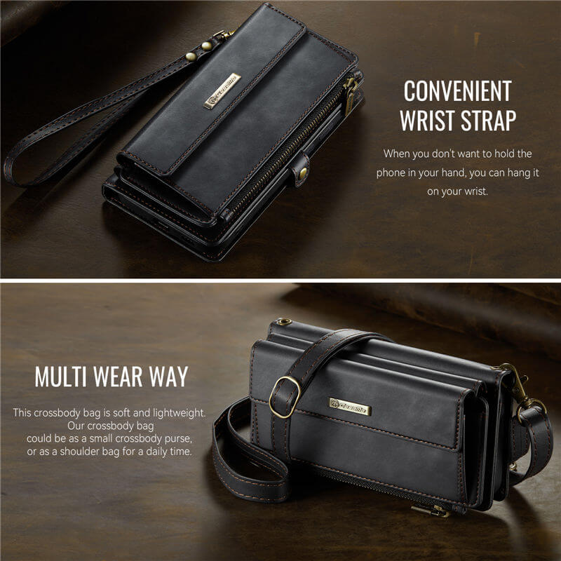 CaseMe Samsung Galaxy S25 Edge Crossbody Wallet Case