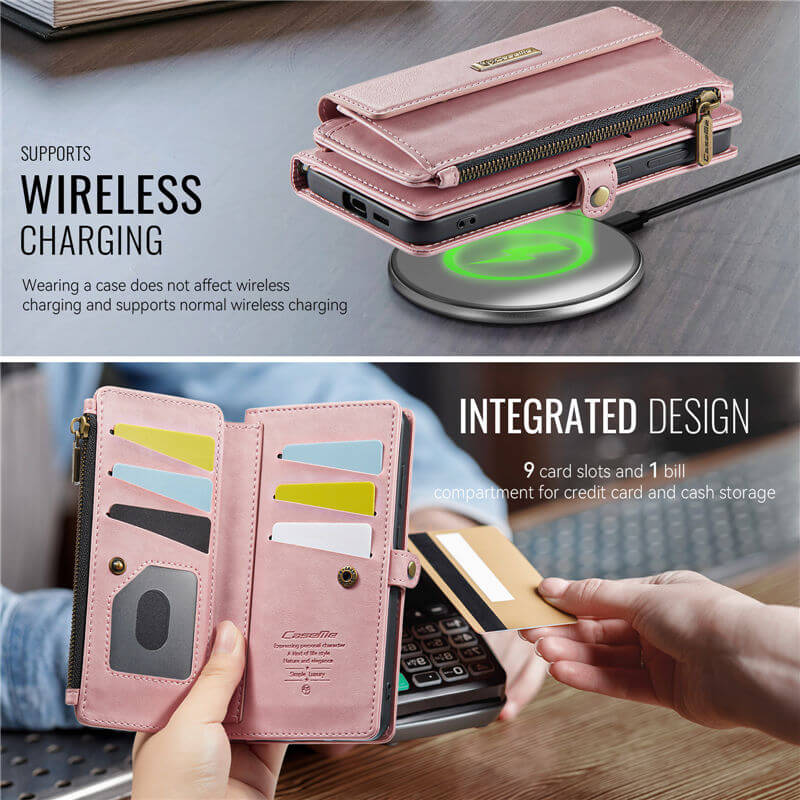 CaseMe Samsung Galaxy S25 Edge Crossbody Wallet Case