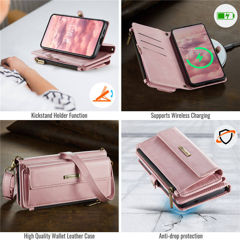CaseMe Samsung Galaxy S25 Edge Crossbody Wallet Case
