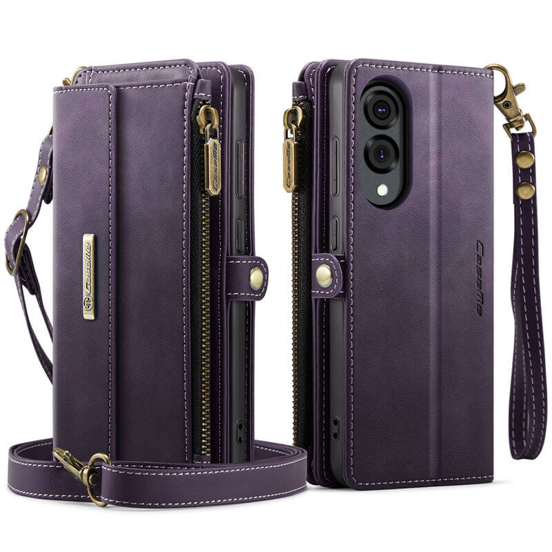 CaseMe Samsung Galaxy S25 Edge Crossbody Wallet Case
