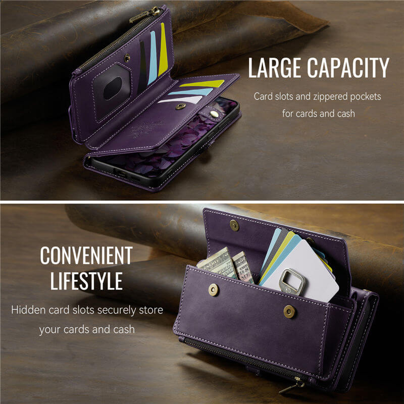 CaseMe Samsung Galaxy S25 Edge Crossbody Wallet Case