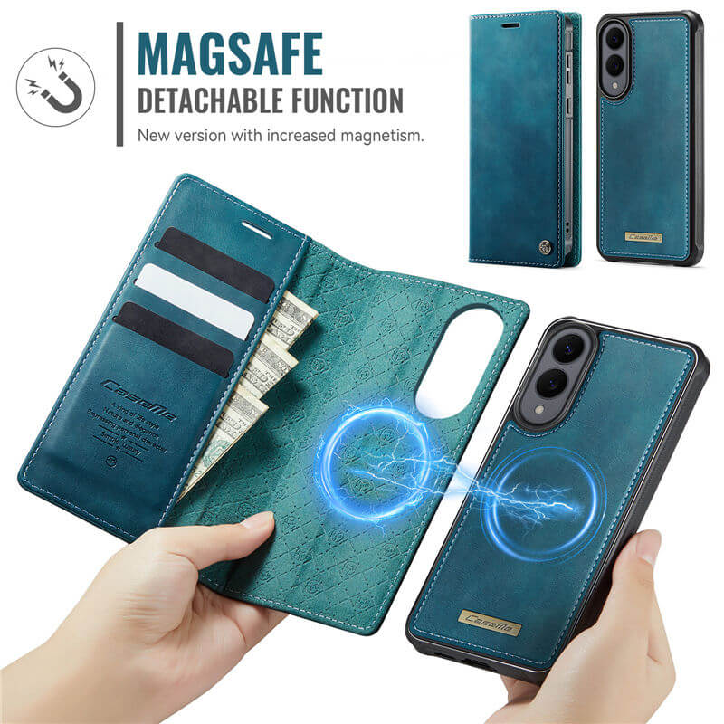 CaseMe Samsung Galaxy S25 Edge 2-in-1 Magnetic Wallet Case