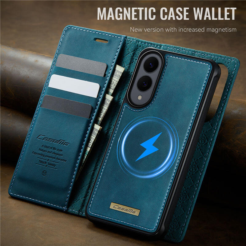 CaseMe Samsung Galaxy S25 Edge 2-in-1 Magnetic Wallet Case