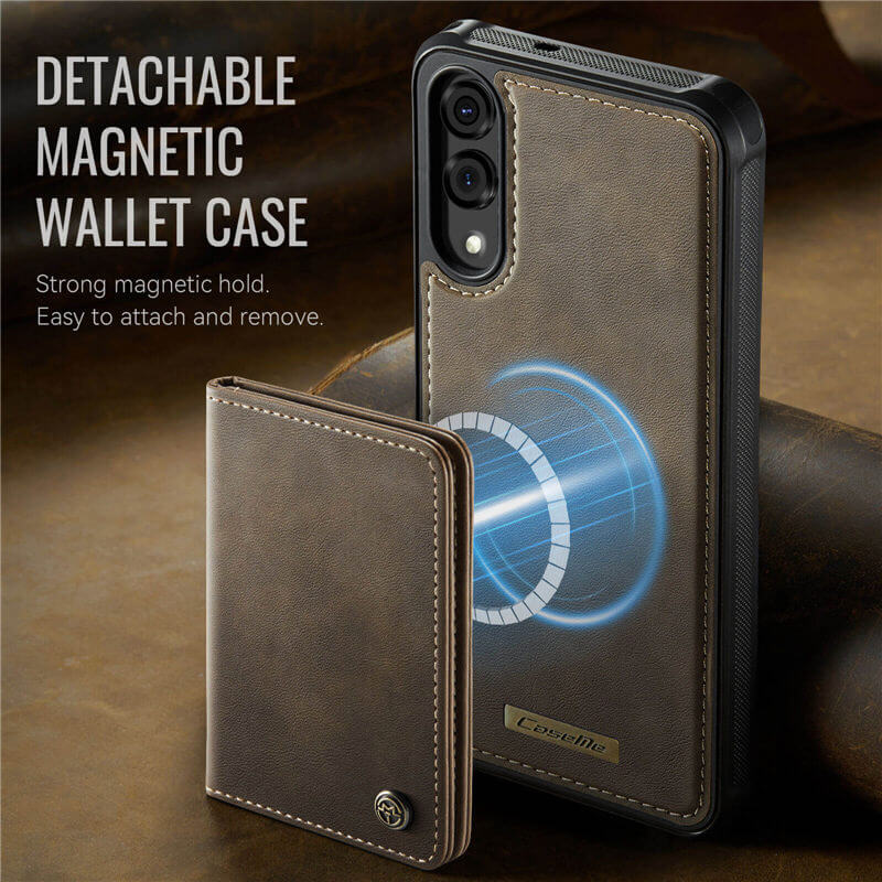 CaseMe Samsung Galaxy S25 Edge 2-in-1 Detachable Magnetic Wallet Case