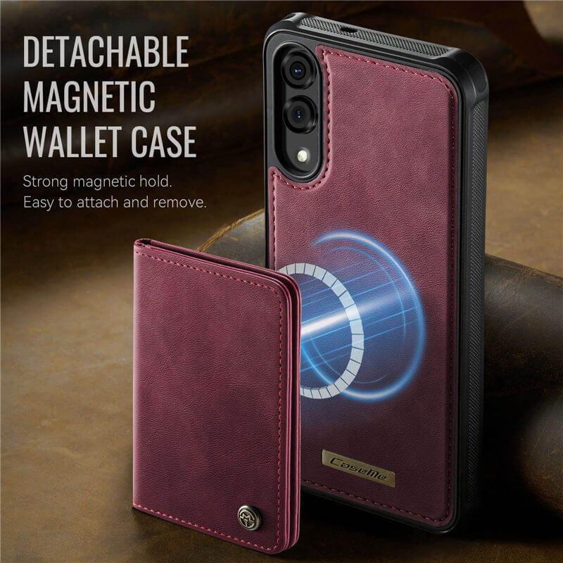 CaseMe Samsung Galaxy S25 Edge 2-in-1 Detachable Magnetic Wallet Case