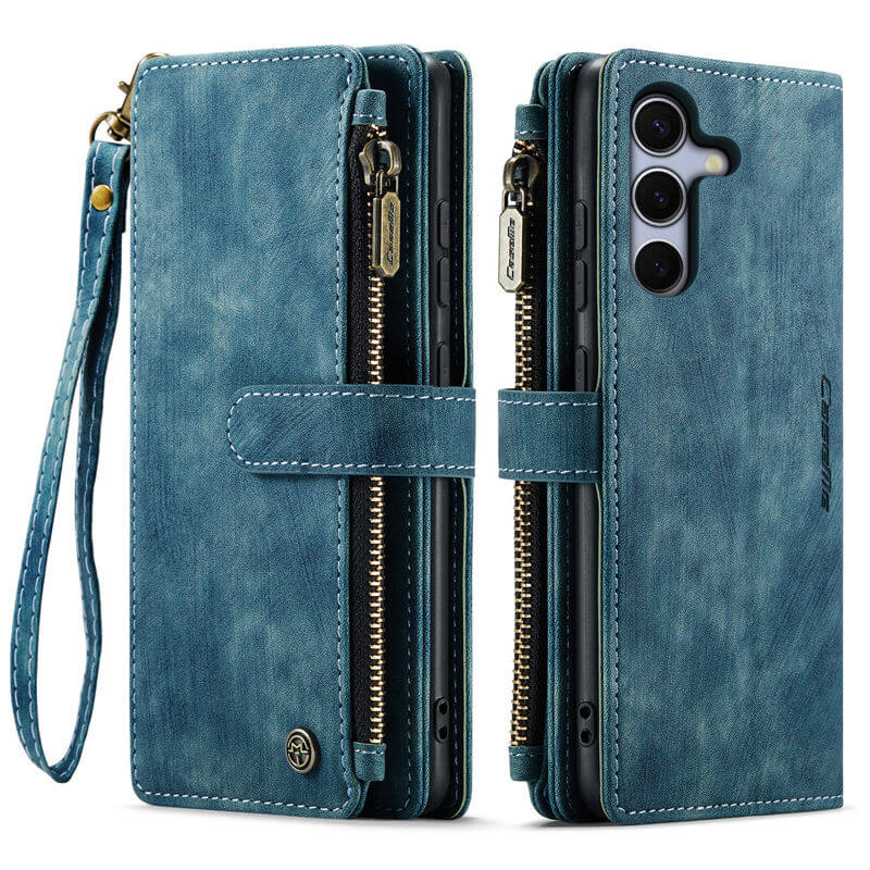 CaseMe Samsung Galaxy S25 Plus Wallet Case with Wrist Strap