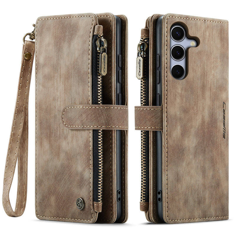 CaseMe Samsung Galaxy S25 Plus Wallet Case with Wrist Strap